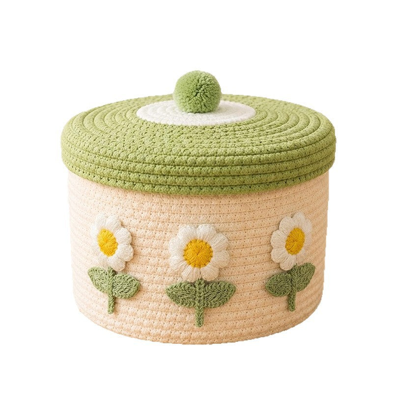 Decorative Knitted Storage Container Bowlift