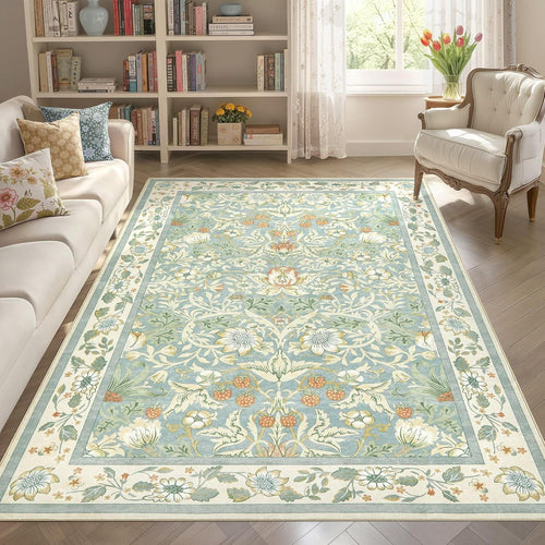 Floral Pattern Area Rug