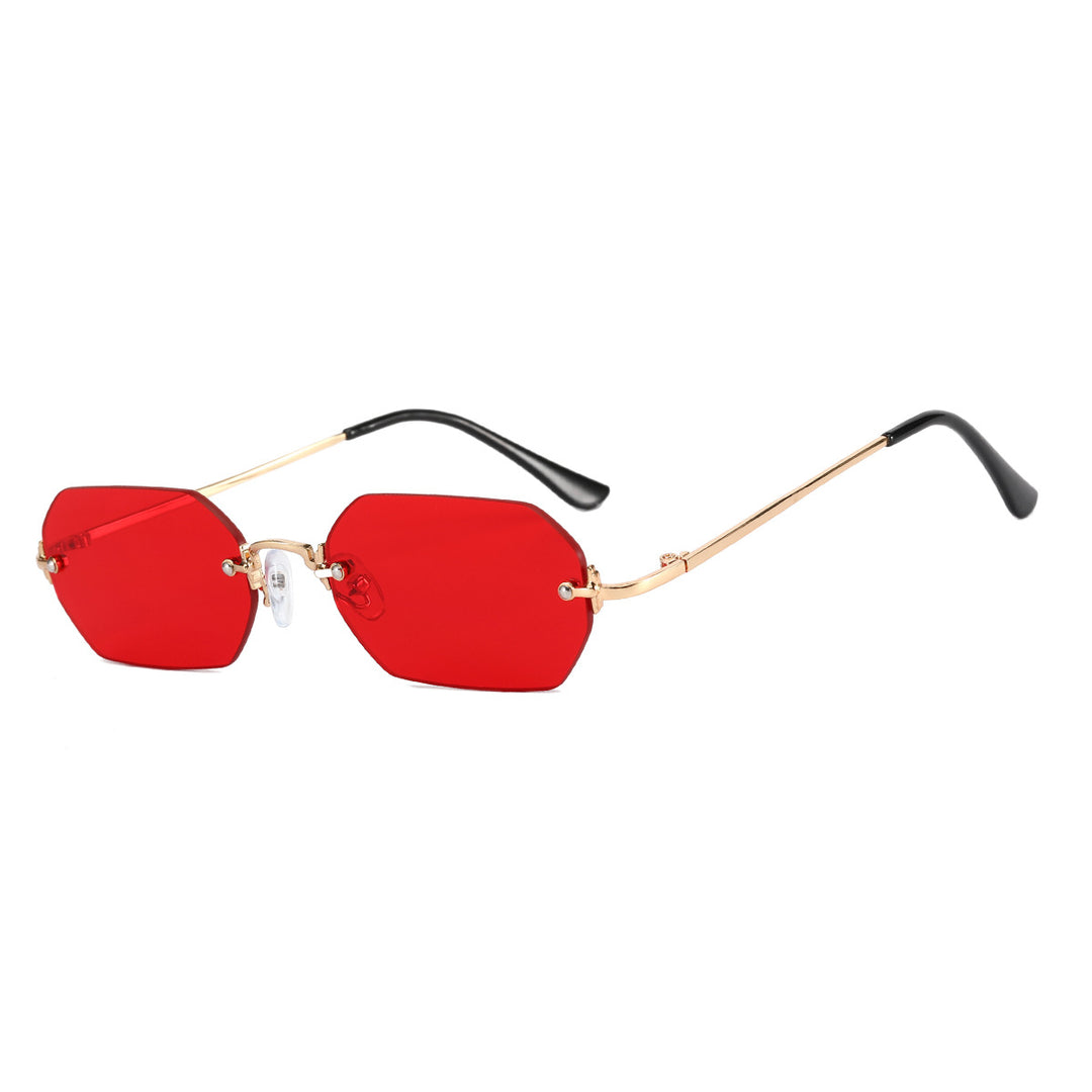 Women’s fashionable sunglasses with innovative hexagonal design and UV protection Bowlift