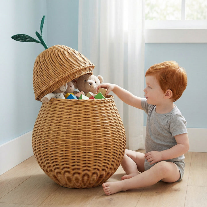 Creative storage basket in pear shape Bowlift