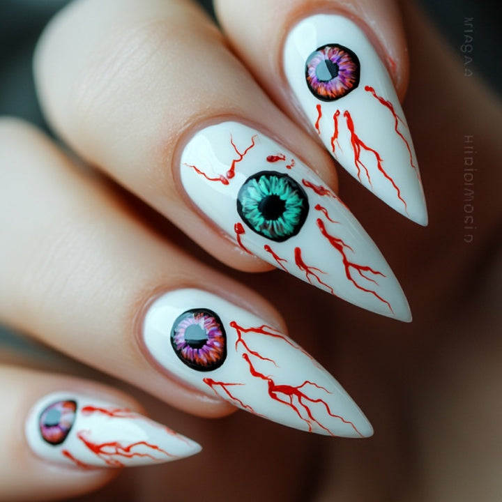 Halloween-Themed Press-On Nail Set Bowlift