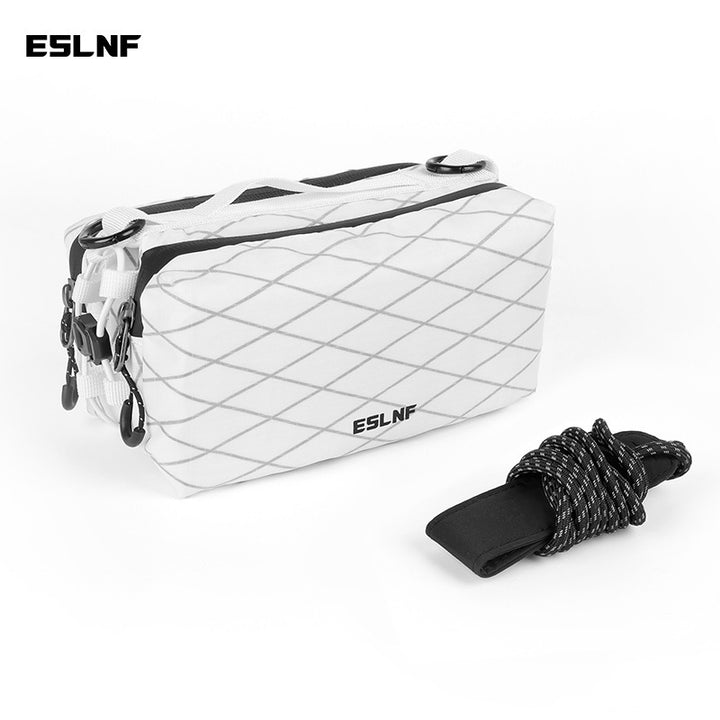 lightweight reflective triangular bicycle frame bag with waterproof zippered pocket Bowlift