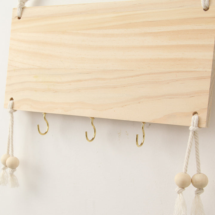 Macrame Wall Key Holder Bowlift