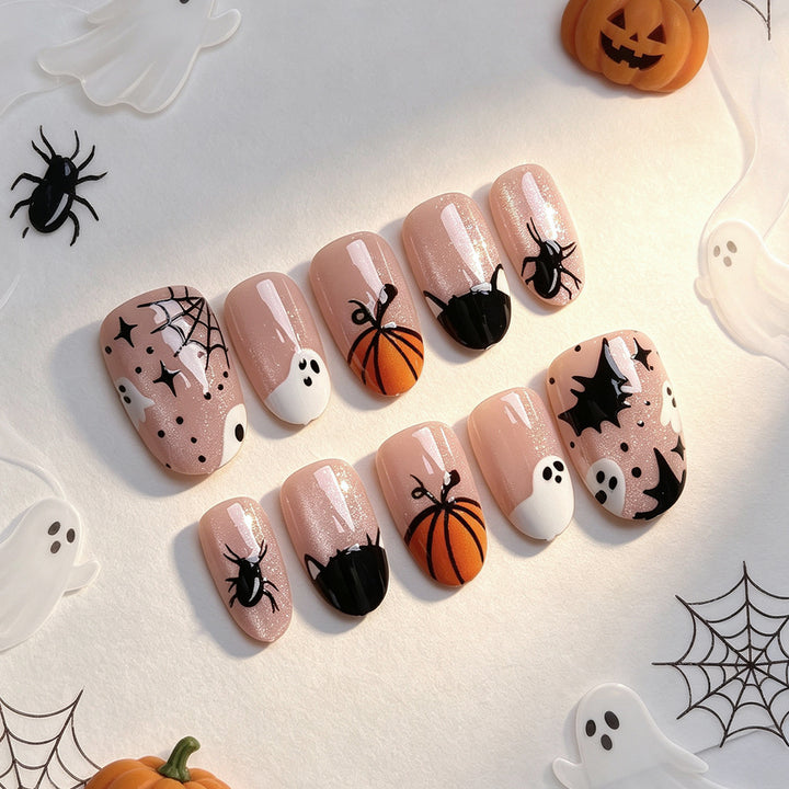 Halloween Artificial Nails Bowlift