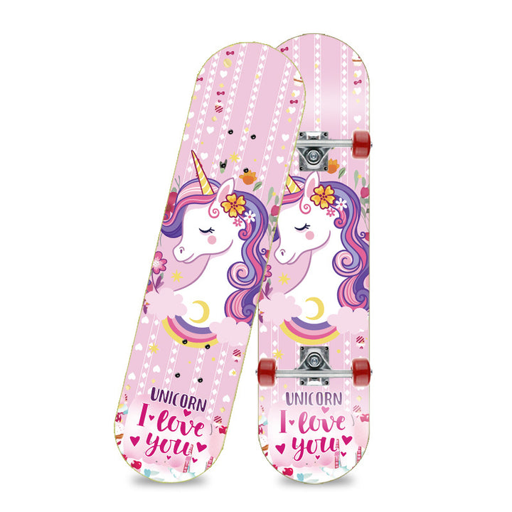 Unicorn Themed Skateboard Bowlift