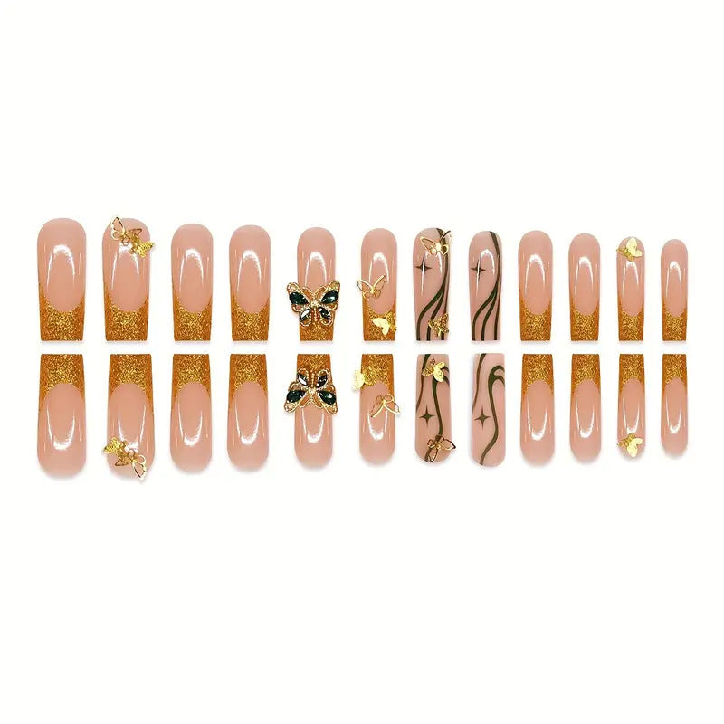 Artistic Butterfly Nail Art Set Bowlift