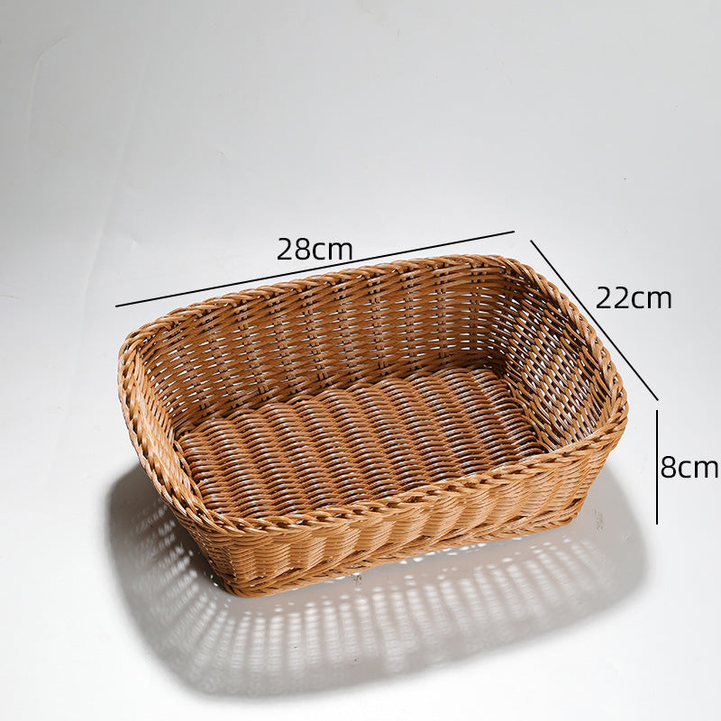 Handcrafted Round Wicker Serving Bowl Bowlift