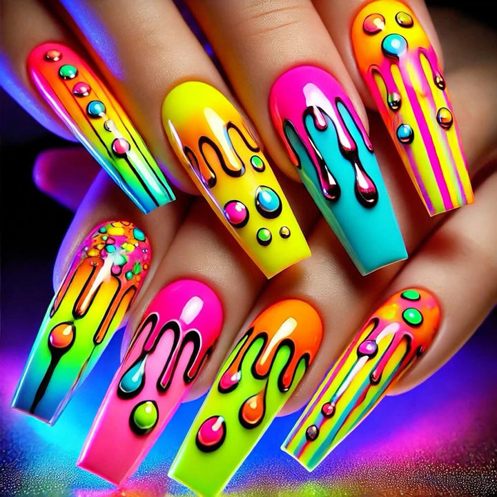 Artistic nail decorations with 3D designs Bowlift