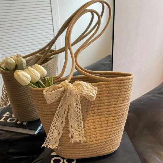 Handcrafted Basket Bag Bowlift