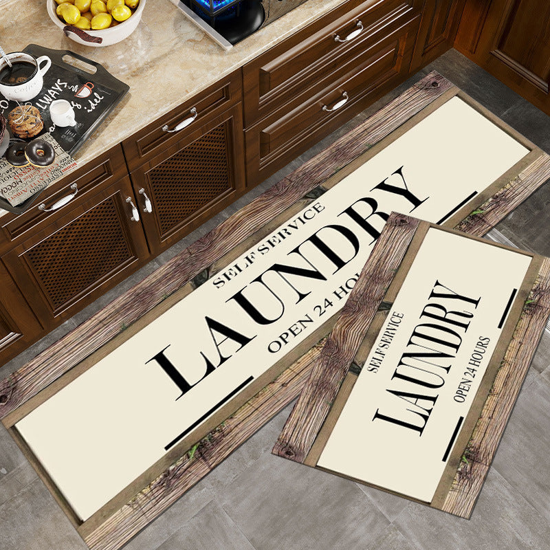 Decorative Laundry Floor Mat