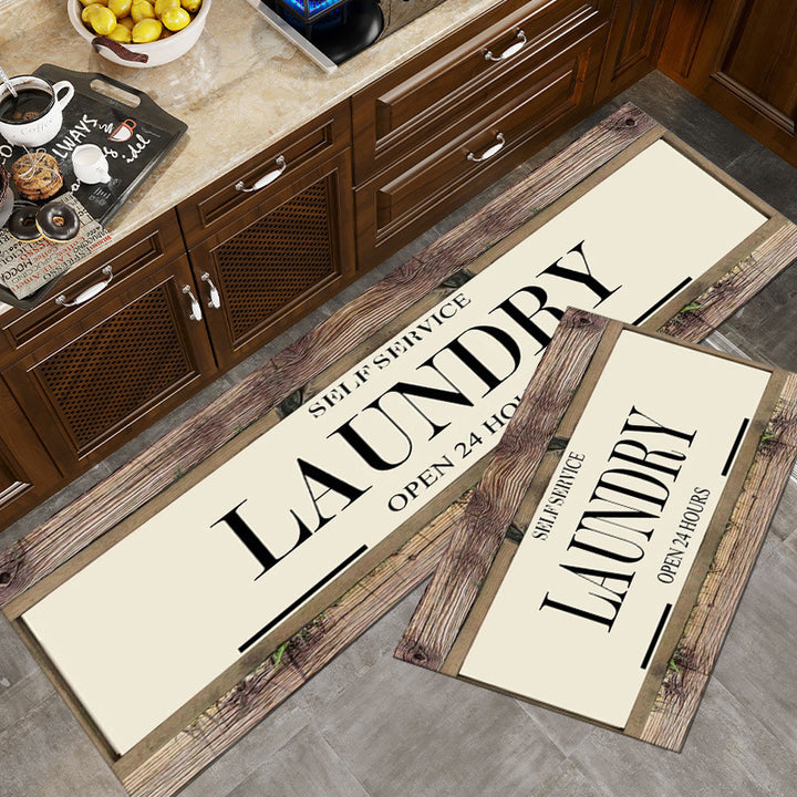 Decorative Laundry Floor Mat