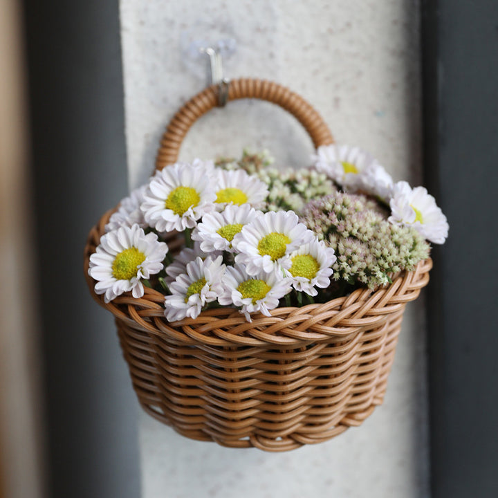 Handmade Wicker Fruit Basket Bowlift