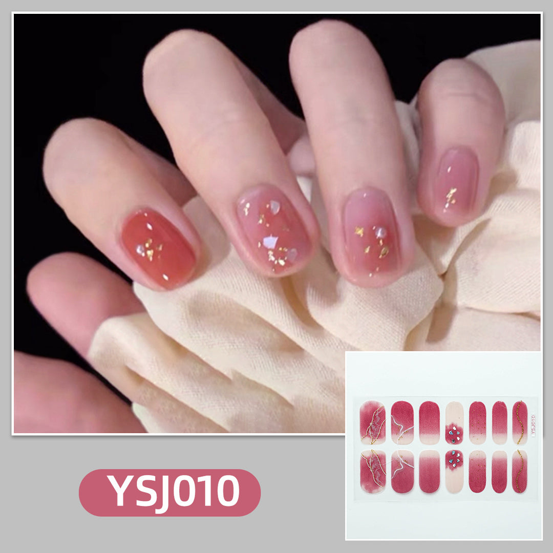 Artistic nail decoration with glitter details Bowlift