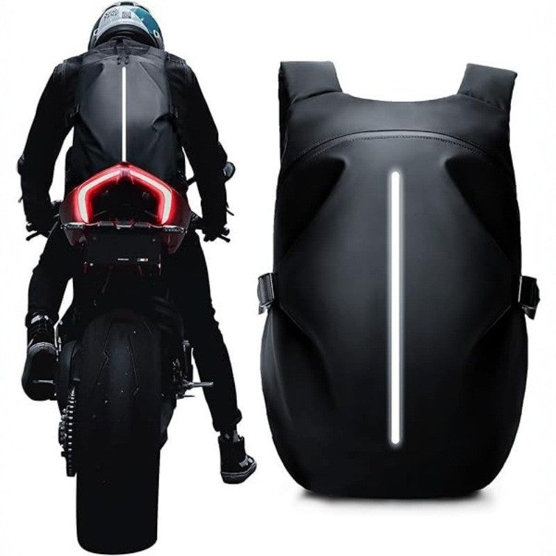 Multifunctional Motorcycle Backpack with Integrated Helmet Bag Bowlift