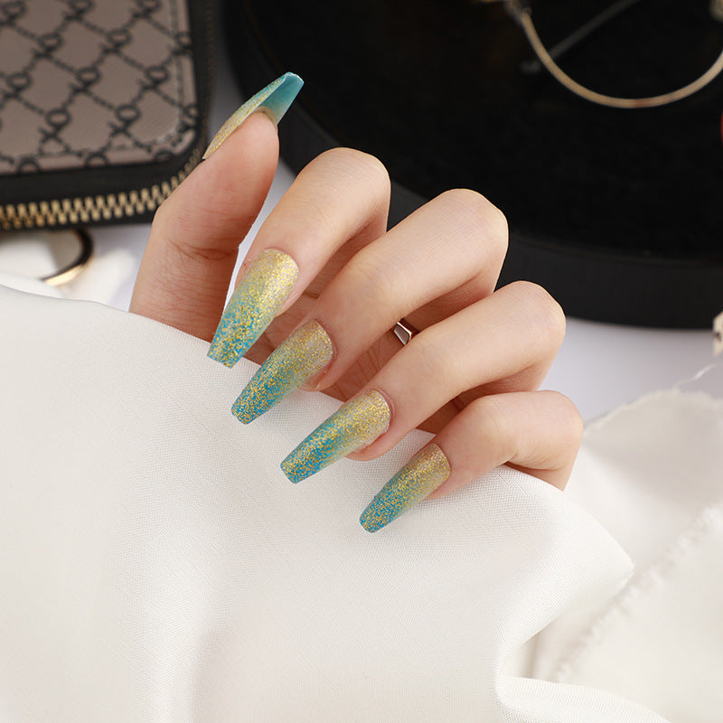Nails with Glitter Effect Bowlift