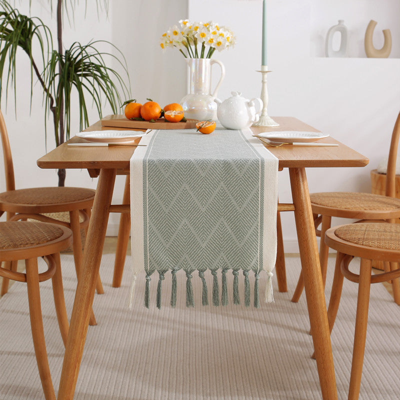 Ornate Fringe Table Runner