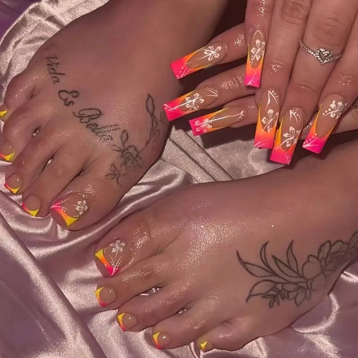 Decorative Colorful Nail Art Extensions Bowlift