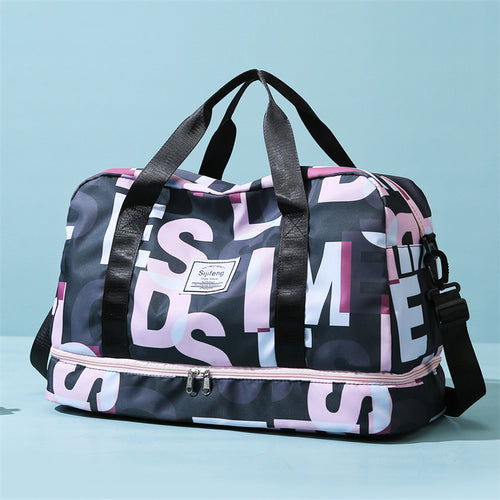 Stylish Sports Travel Duffle Bag with Multiple Compartments Bowlift