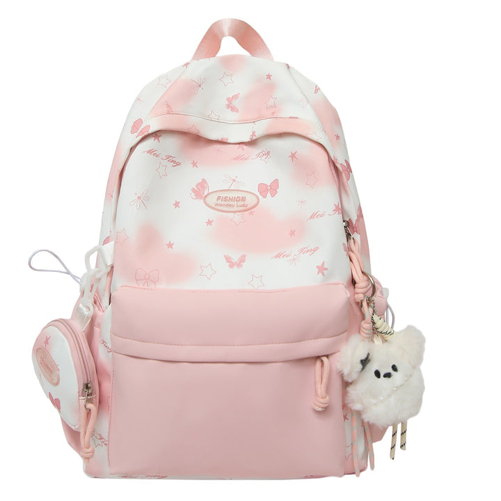 Stylish Butterfly Print Backpack Bowlift