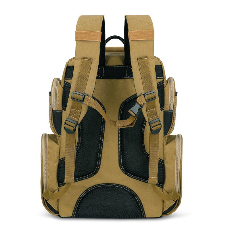 Multi-Compartment Fishing Tackle Backpack Bowlift