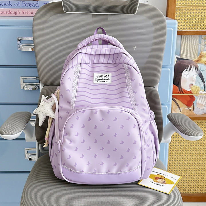 Stylish Patterned School Backpack