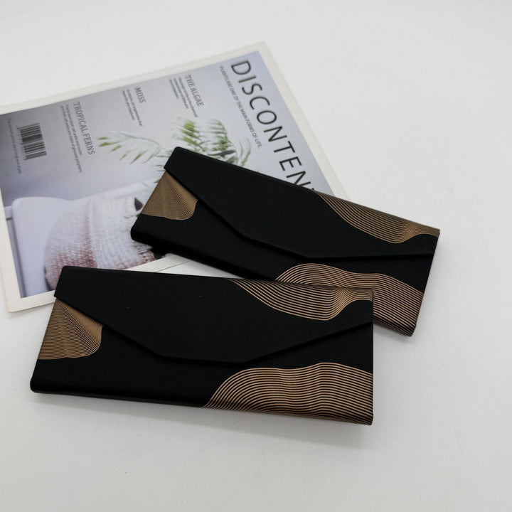 Magnetic Hard Sunglasses Case with Wave Line Pattern Bowlift