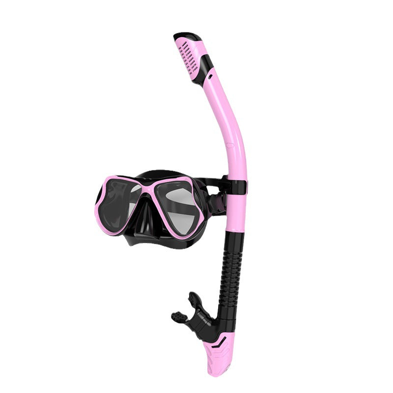 Snorkel mask with ergonomic fit and innovative breathing technology Bowlift