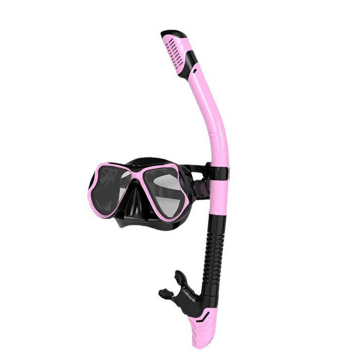 Snorkel mask with ergonomic fit and innovative breathing technology Bowlift