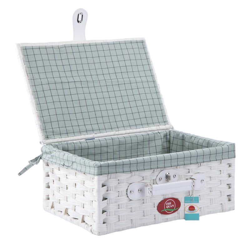 Ladies Decorative Storage Basket with Removable Fabric Cover Bowlift