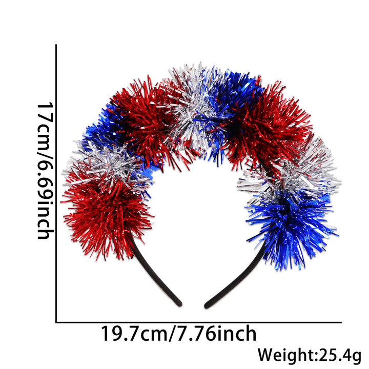 Unisex nan festive party headband with pompom and star island Bowlift