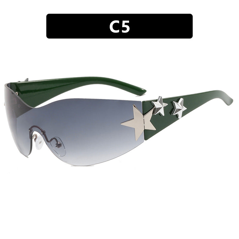 Women's trendy sunglasses with unique star design Bowlift