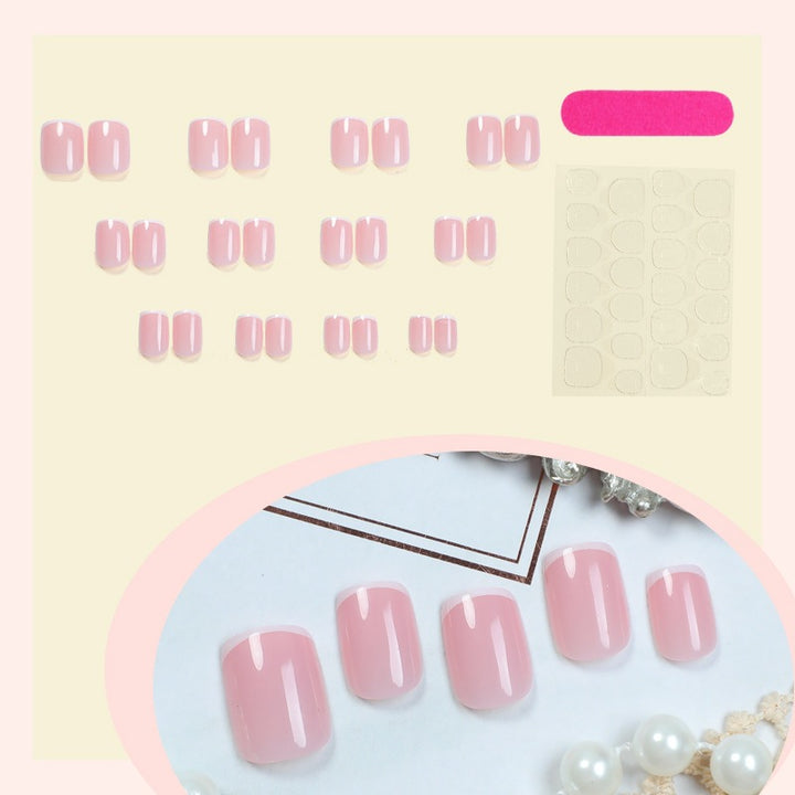 Acrylic nail set with elegant, high-gloss nails Bowlift