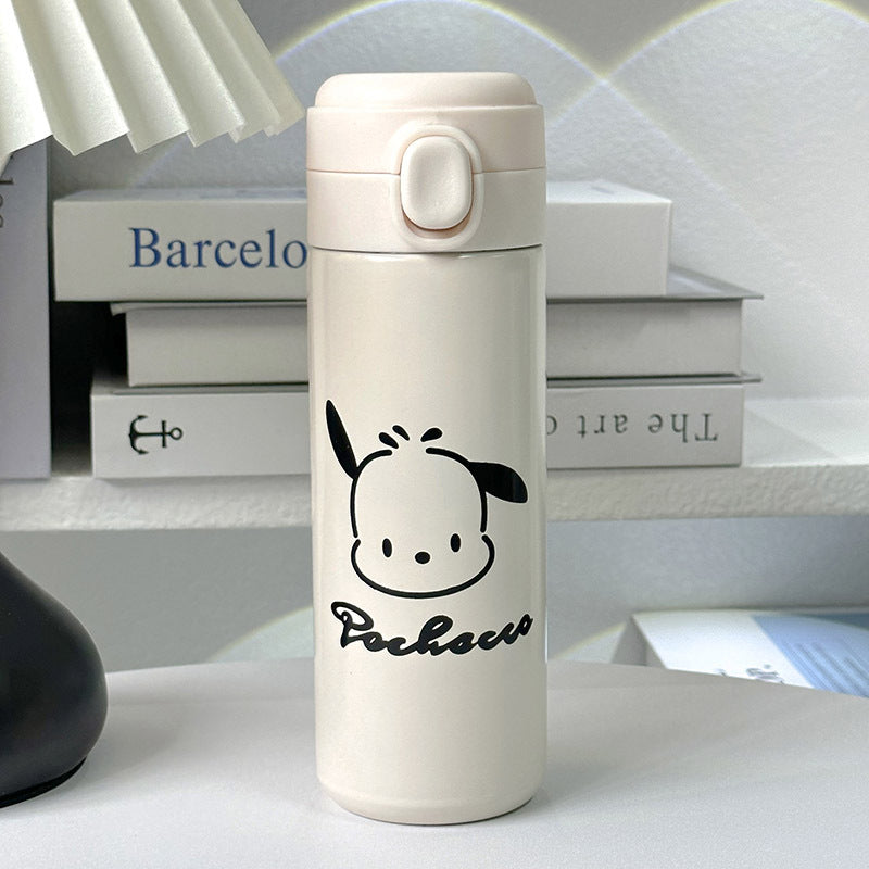 Women's Insulated Water Bottle with Practical Leak-Proof Cap Bowlift
