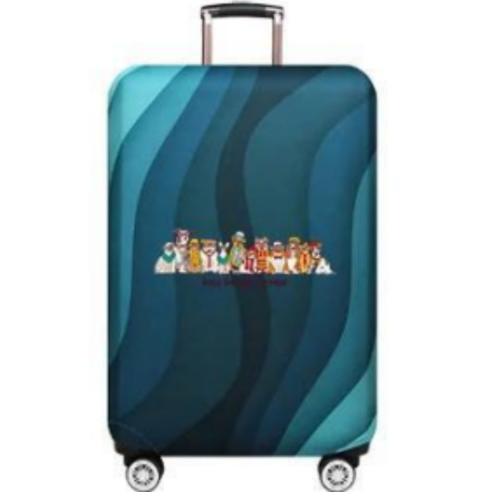 Ladies Hard Shell Suitcase with Playful Animal Design Bowlift