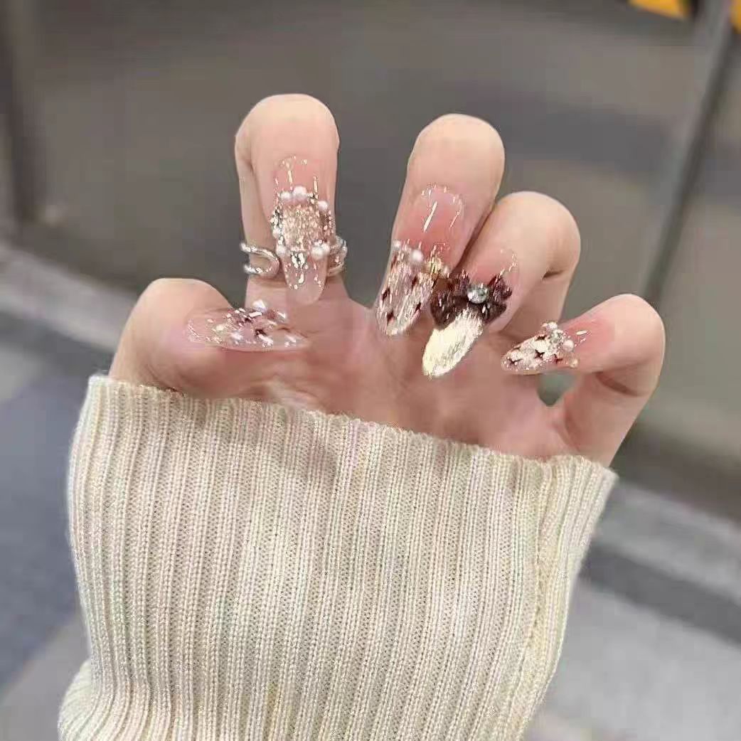 Decorative Character-Themed Press-On Nails Bowlift