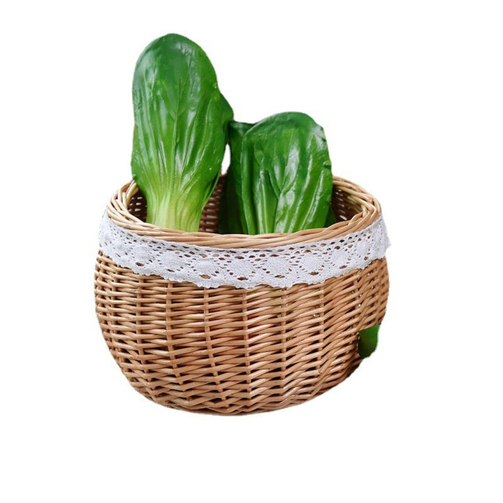 Handcrafted Woven Storage Basket Bowlift