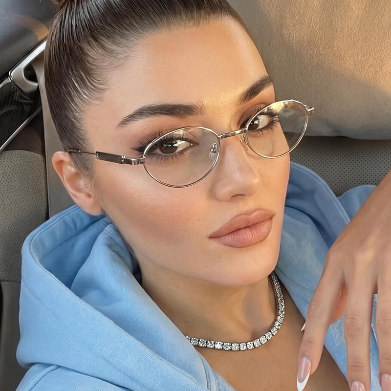 Ladies fashionable optical glasses in elegant wire frame Bowlift