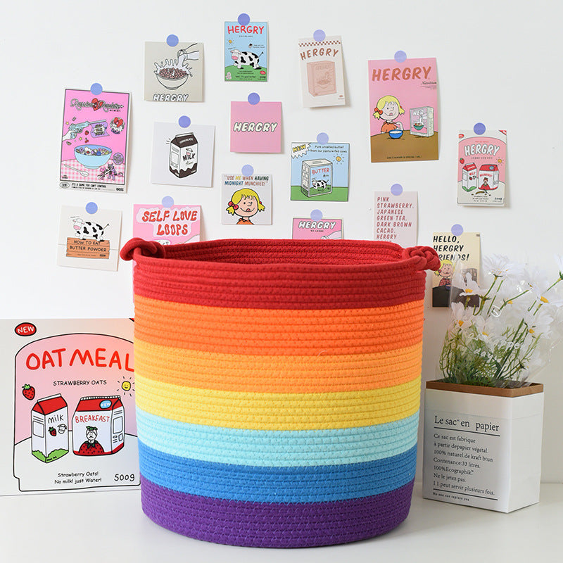 Modern storage basket with handles Bowlift