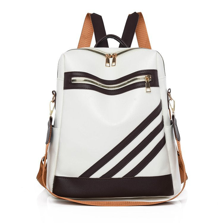 Fashionable Leather Backpack Bowlift