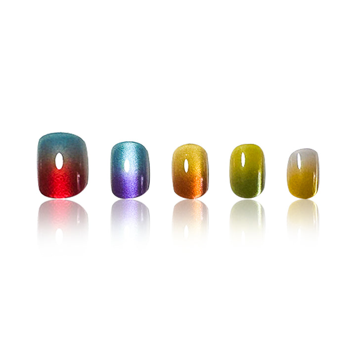 Iridescent Nail Art Extensions Bowlift