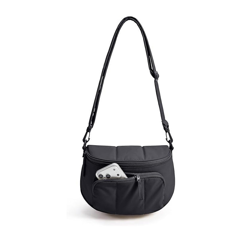 Stylish shoulder bag with detachable shoulder strap and versatile compartments Bowlift