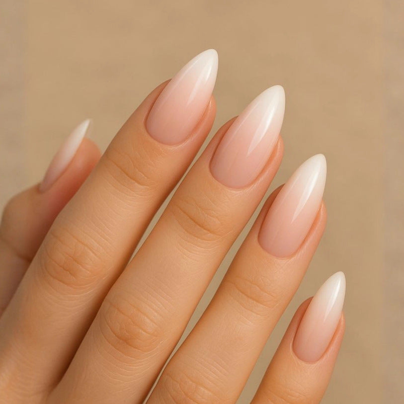 Elegant Nail Art with Black-White Contrast Bowlift