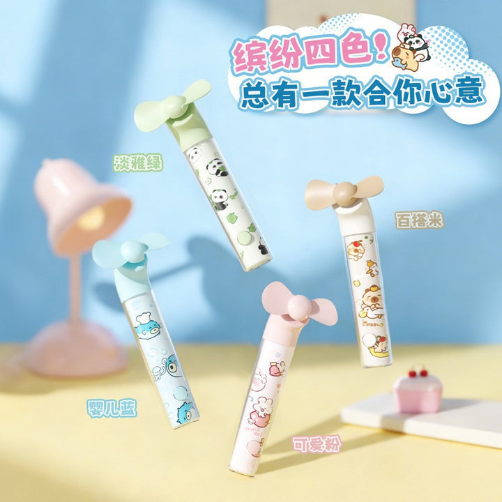 Ladies handy mini fan in cute panda design Bowlift