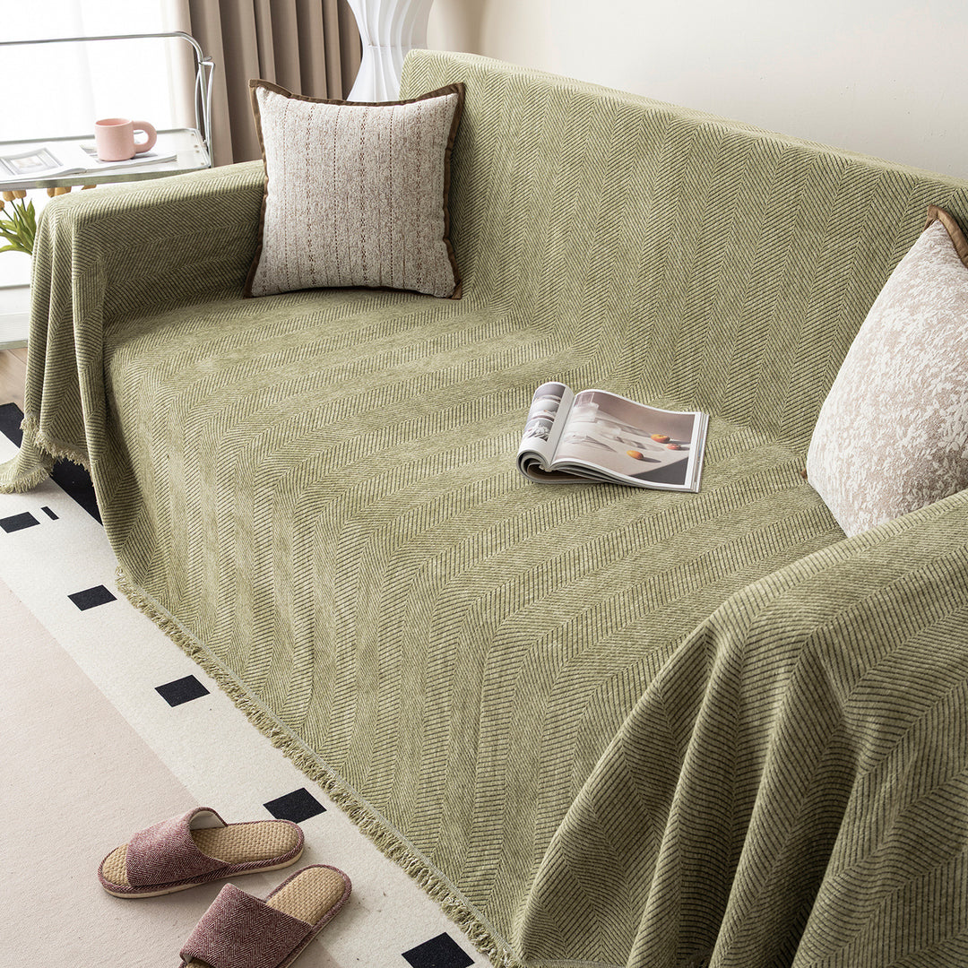Textured Sofa Throw Blanket