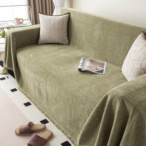 Cozy Chenille Sofa Blanket