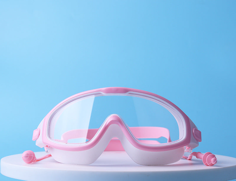 Swimming mask with ergonomic fit and clear view Bowlift