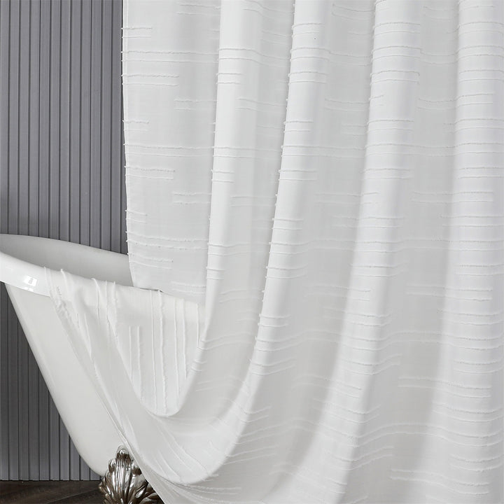 Textured Pattern Window Curtains Bowlift