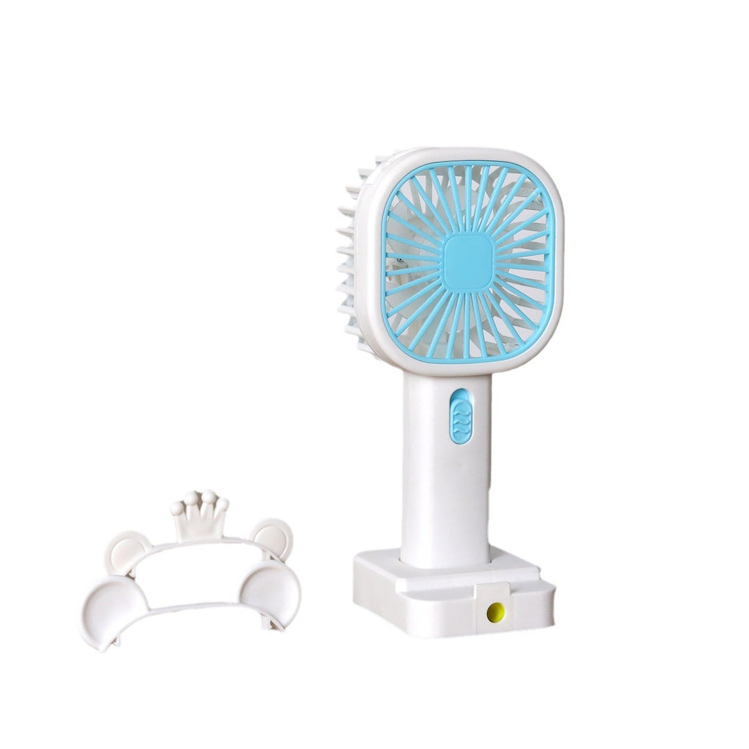 Unisex Portable Hand Fan with Cute Animal Design Bowlift