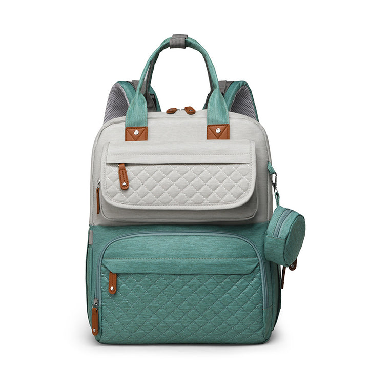 Multi-Functional Quilted Travel Backpack Bowlift