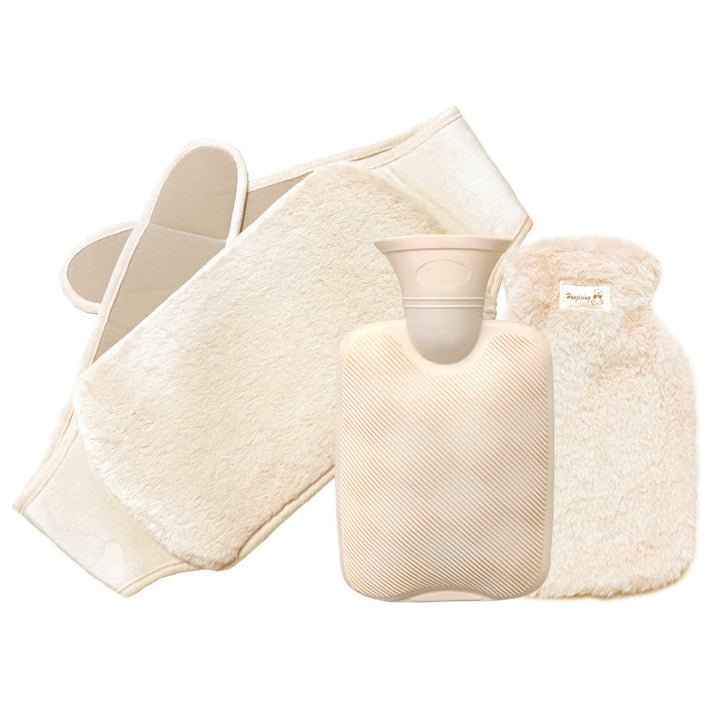 Plush Hot Water Bottle Set Bowlift